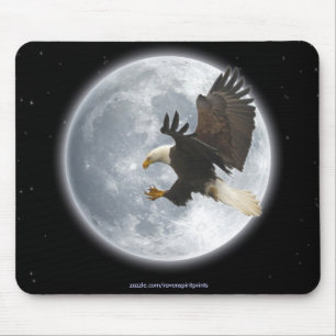 Cool Bald Eagle Wildlife Collection Mouse Pad