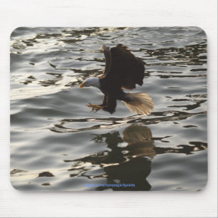 Cool Bald Eagle Wildlife Collection Mouse Pad