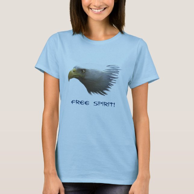 Cool Bald Eagle Wildlife Collection T-Shirt (Front)