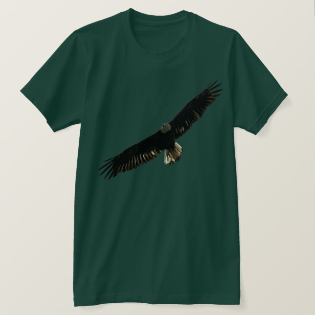 Cool Bald Eagle Wildlife Collection T-Shirt (Design Front)