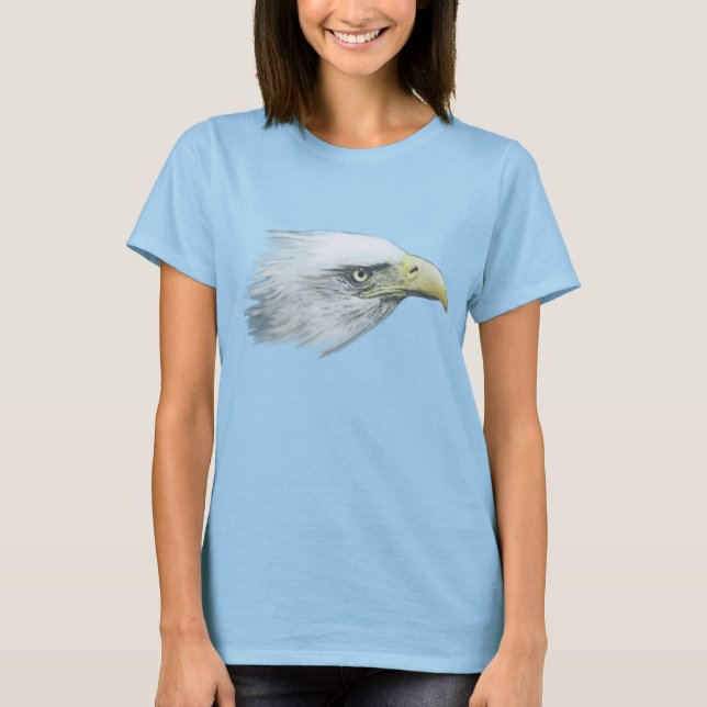 Cool Bald Eagle Wildlife Collection T-Shirt (Front)