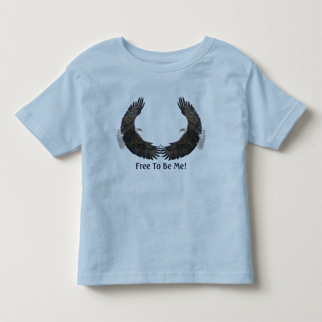 Cool Bald Eagle Wildlife Collection Toddler T-shirt (Front)