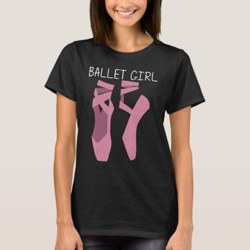 Cool Ballet For Girls Kids Ballet Dancer Dance Bal T_Shirt