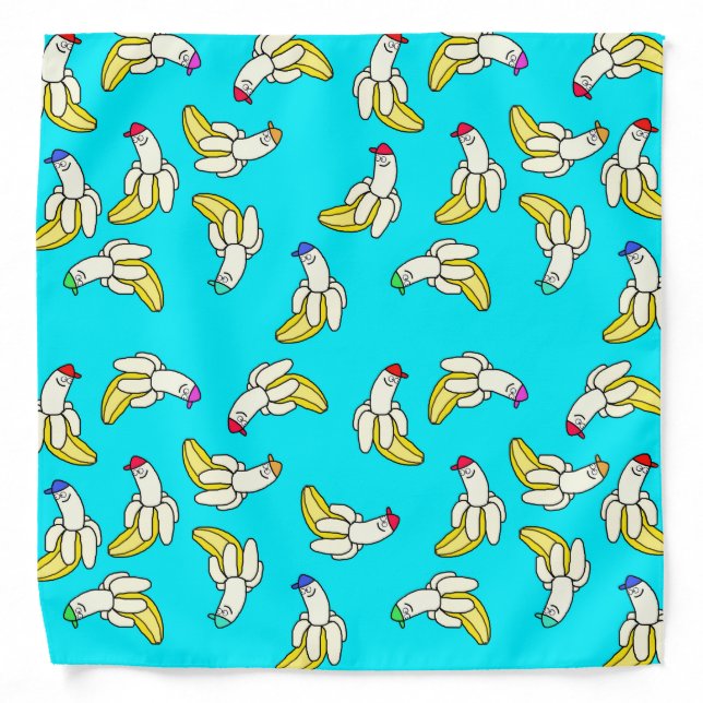 Cool Bananas Dog Bandana (Front)