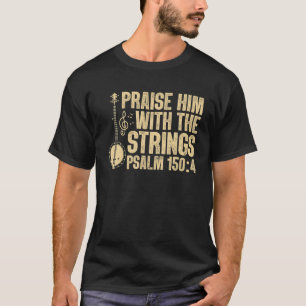 Cool Banjo Bluegrass Music Art For Men Women Worsh T-Shirt