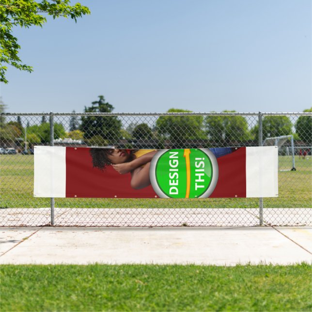 COOL! Banner - 2.5' x 12' - Outdoor w/Metal Gromme (Insitu)