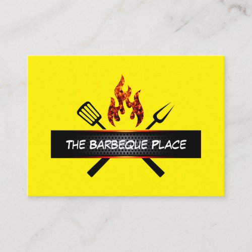 Cool Barbeque Restaurant And Grill Business Cards