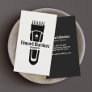 Cool Barber Barbershop Electric Hair Clipper Business Card
