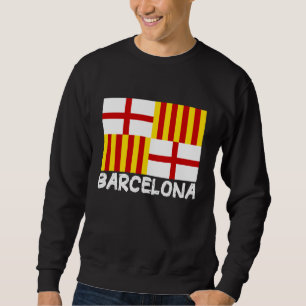 Cool Barcelona Flag Sweatshirt