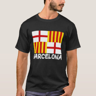 Cool Barcelona Flag T-Shirt