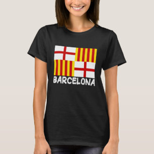Cool Barcelona Flag T-Shirt