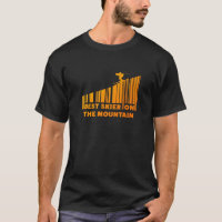 Cool Barcode Design Best Skier On The Mountain