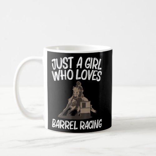 Cool Barrel Racing For Girls Kids Racer Cowgirl Ho Coffee Mug