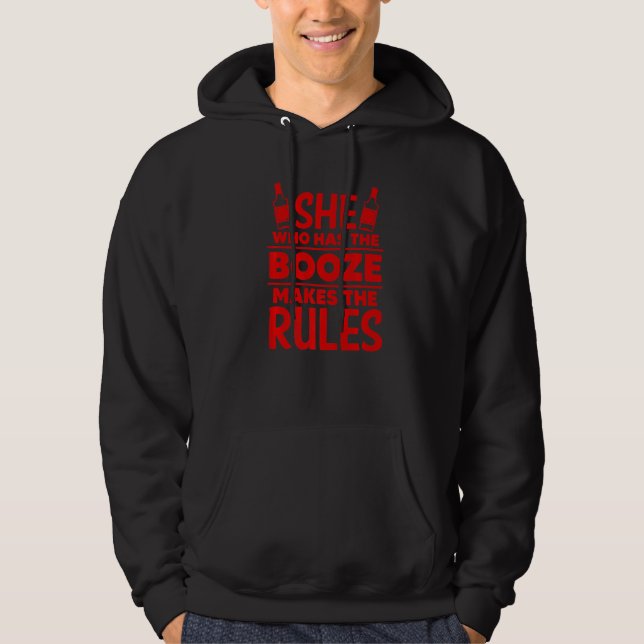 Cool Bartender For Women Girls Liquor Mixologist B Hoodie (Front)