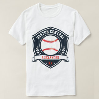 Cool Baseball Logo Personalize T-Shirt