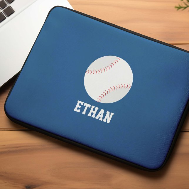 Cool Baseball Personalized Kids Laptop Sleeve (Creator Uploaded)