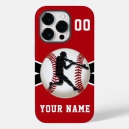 Cool, Baseball Phone Case with Name and Number