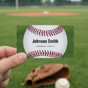 Cool Baseball Softball Coach Player Trainer Staff Business Card
