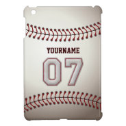 Cool Baseball Stitches - Custom Number 07 And Name Cover For The Ipad Mini at Zazzle