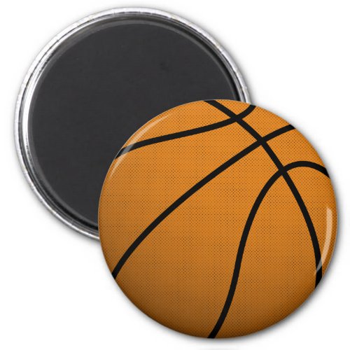 Cool Basketball and Custom Sports B Ball Magnet