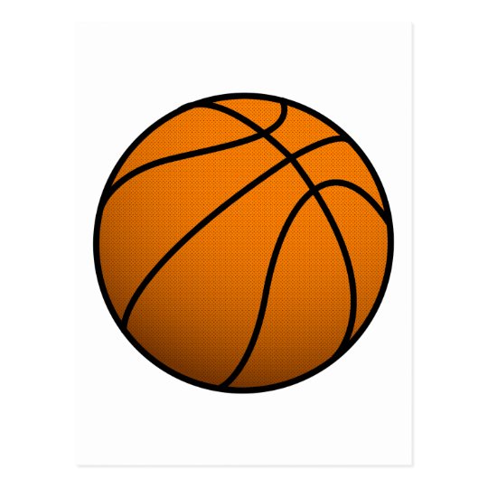 Cool Basketball and Custom Sports B Ball Postcard