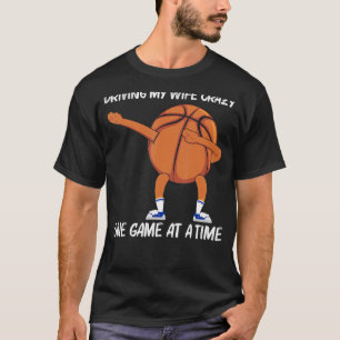 Cool Basketball Art For Men Dad Dabbing Ball Team  T-Shirt