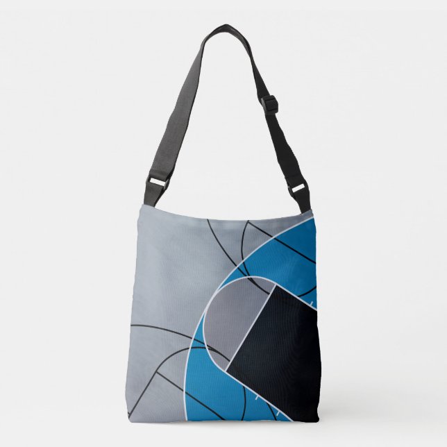 Cool Basketball Artwork Crossbody Bag (Front)