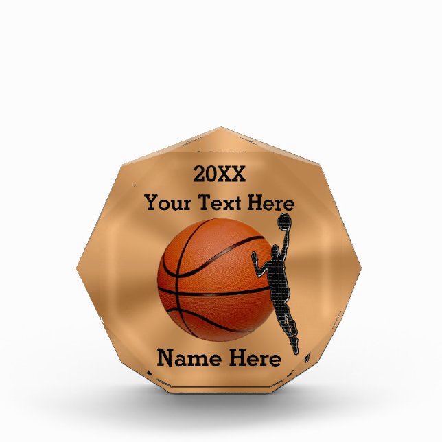 Cool Basketball awards for Players and Coaches (Front)