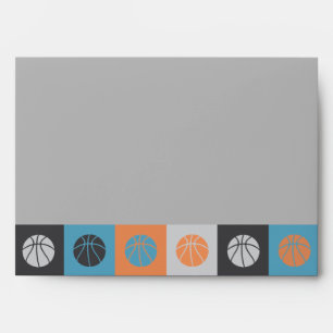 COOL BASKETBALL Bar Bat Mitzvah Custom Envelope