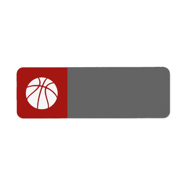 COOL BASKETBALL Bar Mitzvah Linda Label (Front)