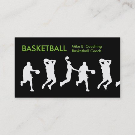Cool Basketball Business Cards
