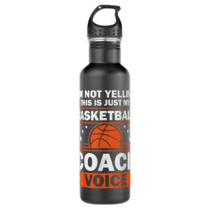 Cool Basketball Coach For Men Women Team Basketbal Stainless Steel Water Bottle