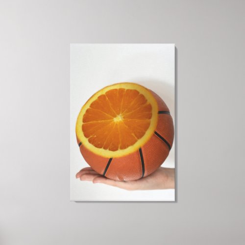 Cool Basketball Design Canvas Print