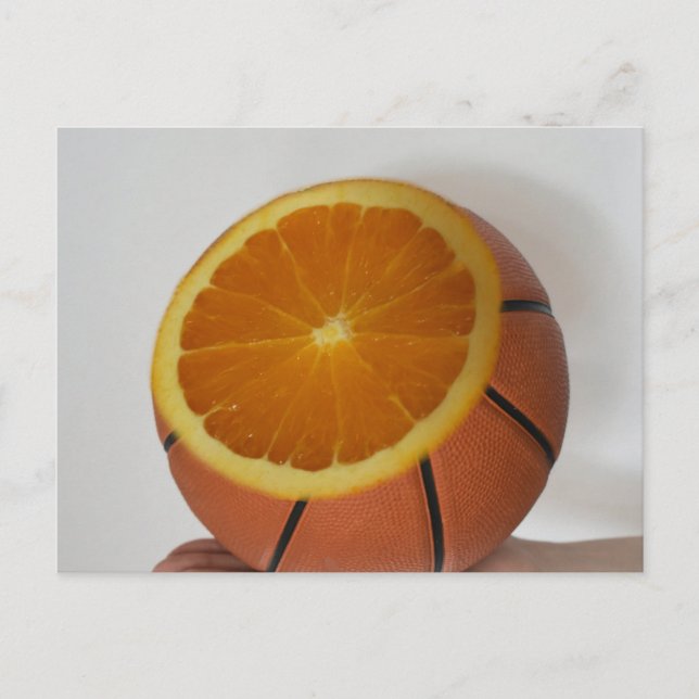 Cool Basketball Design Postcard (Front)
