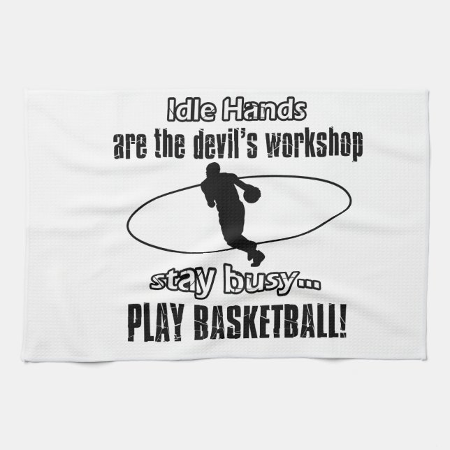 Cool basketball designs towel (Horizontal)