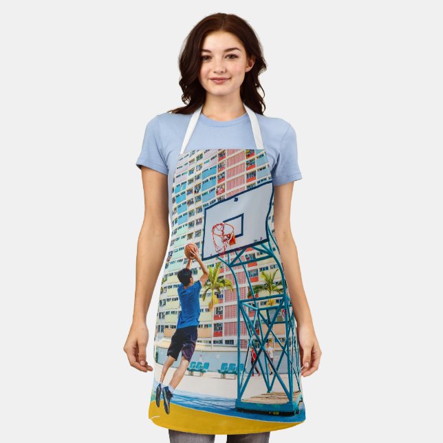 Cool Basketball Gift Apron (Worn)