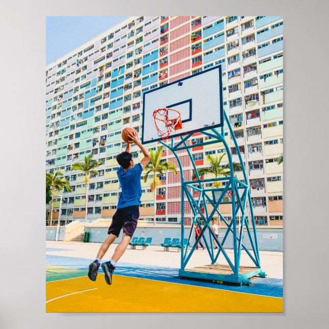 Cool Basketball Gift Poster (Front)