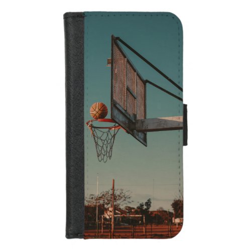 Cool Basketball iPhone 87 Wallet Case