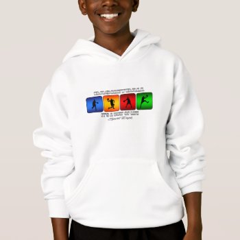 Cool Basketball It Is A Way Of Life Hoodie by TheArtOfPamela at Zazzle