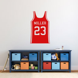 Cool Basketball Jersey Large Sports Wall Decal
