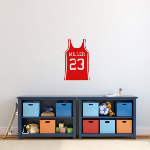 Cool Basketball Jersey Medium Sports Wall Decal