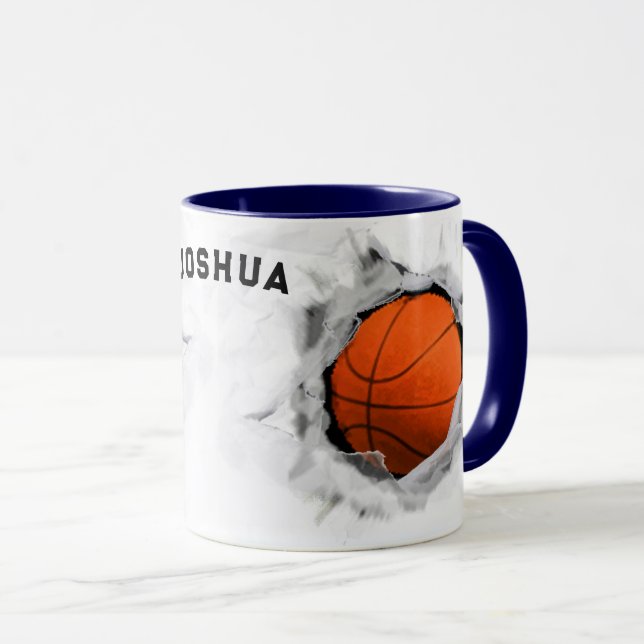 Cool Basketball Keepsake Mug (Front Right)