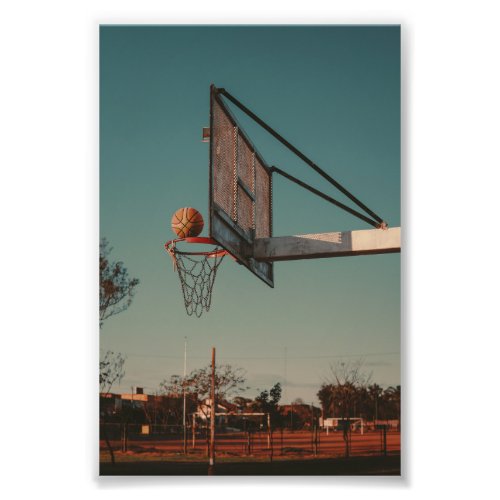 Cool Basketball Photo Print