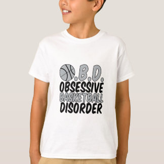 Cool Basketball Player Humor Black Grey Kids T-Shirt