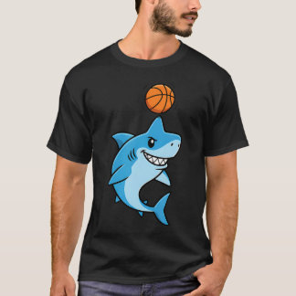 Cool Basketball Shark Mascot For And T-Shirt