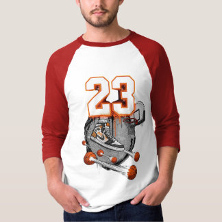 Cool Basketball Sneaker 23 Sporty Raglan Tee