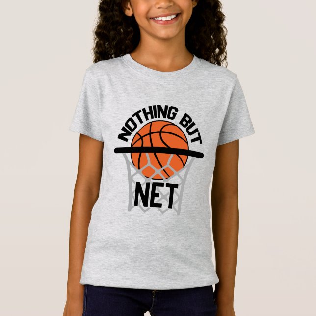 cool basketball sports word art T-Shirt (Front)