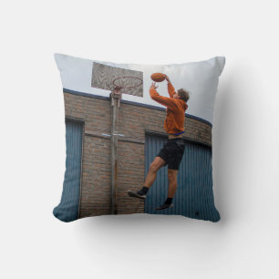 Cool Basketball Throw Pillow