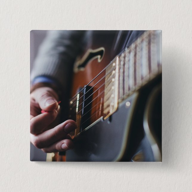 Cool Bass Guitar Button (Front)
