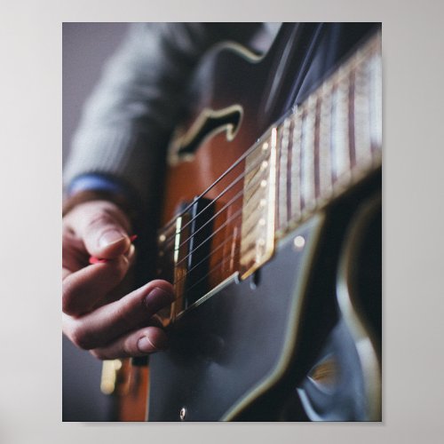 Cool Bass Guitar Poster